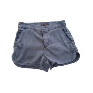 Anthropologie Level 99 Shorts Linen Blend Dusty Blue Women's Size 26